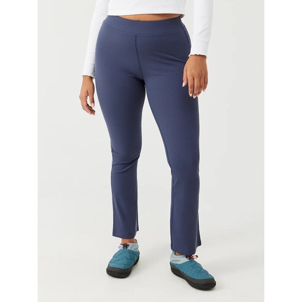 Outdoor Voices SuperForm™ Rib Kick FlareDark Sky Pants Navy Blue Stretch XS